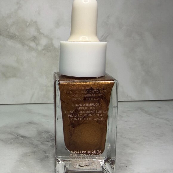 PATRICK  TA MAJOR GLOW LUMINOUS BRONZING BODY OIL-10mL - Picture 2 of 2
